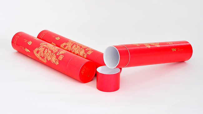 春聯(lián)圓筒紙罐 春聯(lián)圓筒紙罐