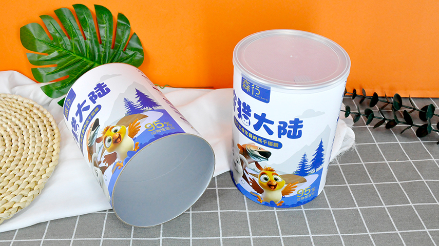 寵物食品復(fù)合紙罐 寵物食品復(fù)合紙罐