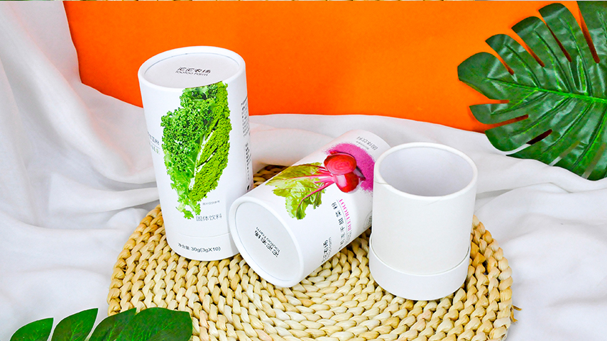 蔬菜粉紙罐包裝