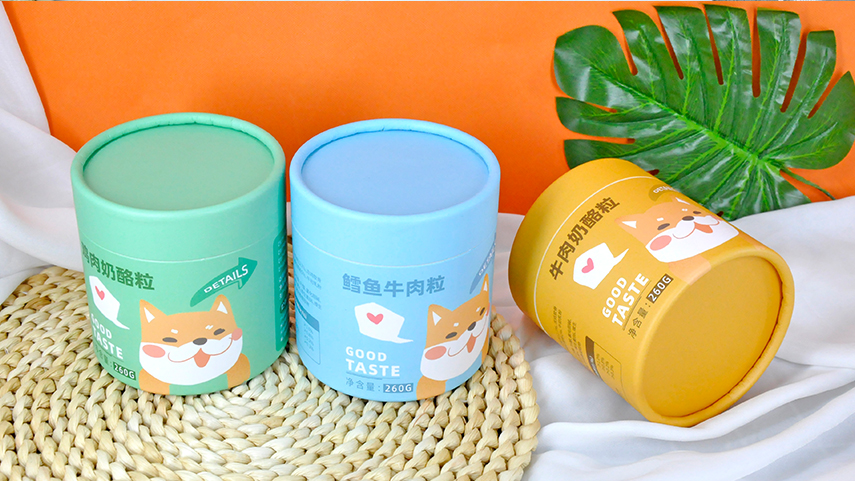 寵物零食紙罐包裝